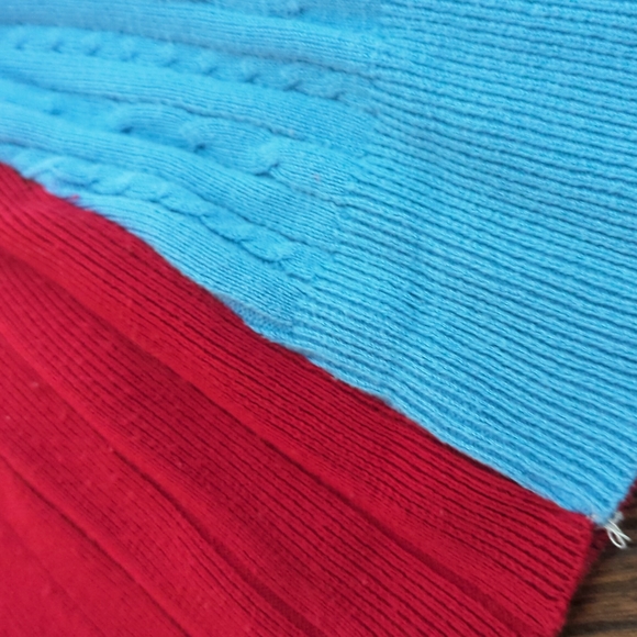 Artist-Made Upcycled Recycled Colorful Sweater Beanie Hat - Picture 4 of 10